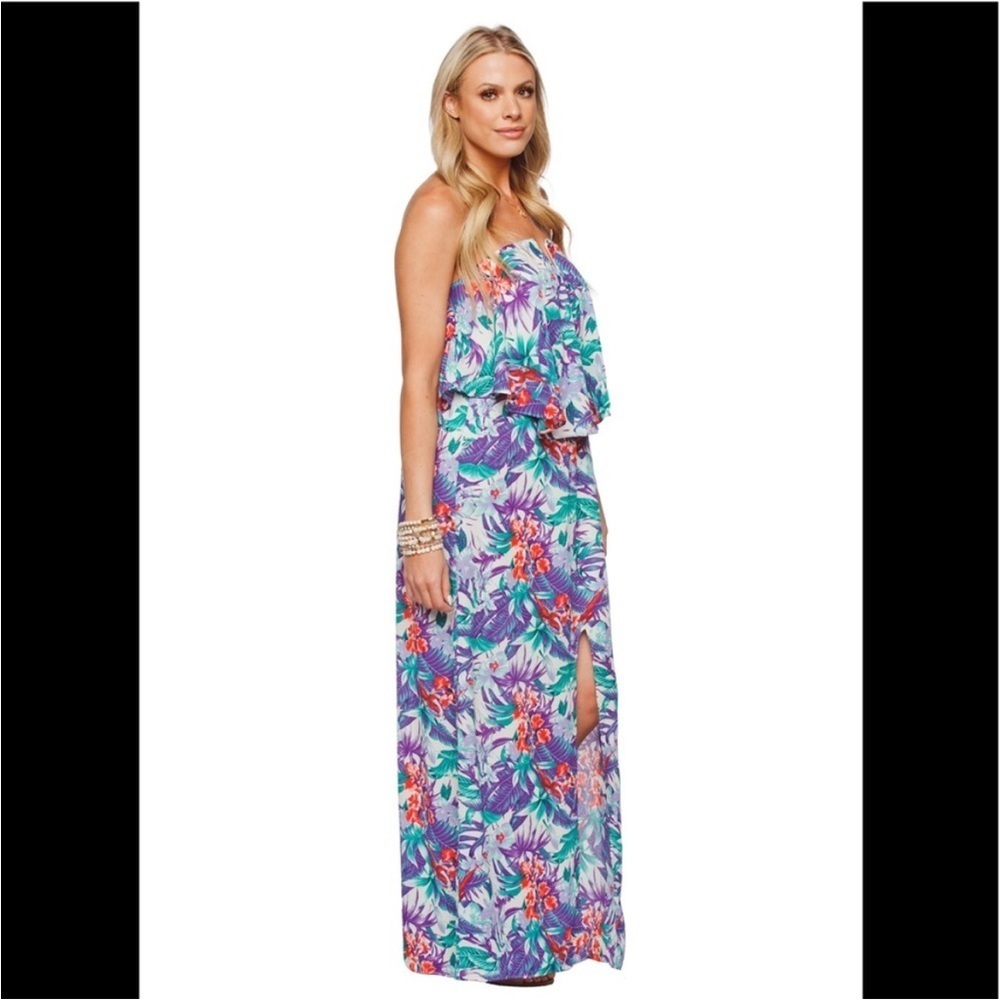 NWT Izzy & Lola Sangria Lani Maxi Dress - Picture 4 of 8